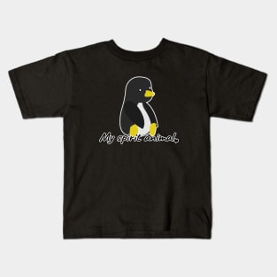My spirit animal is a penguin Kids T-Shirt